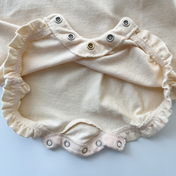 babyGap x Disney Winnie the Pooh Piglet Graphic Romper 6-12 month Girls Yellow - Picture 6 of 6